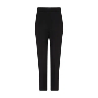 Max Mara Nepeta Straight-leg Pants In Black