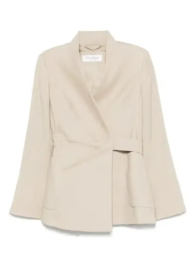 Max Mara Nereo Blazer In Neutrals