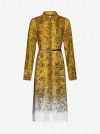 MAX MARA NEREO PRINT SILK SHIRT DRESS