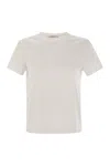 Max Mara Logo Embroidered Crewneck T-shirt