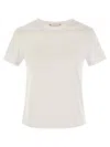Max Mara Logo Embroidered Crewneck T-shirt