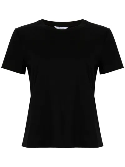 MAX MARA NERINA BLACK COTTON SHORT-SLEEVE T-SHIRT