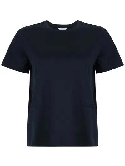 Max Mara Nerina Blue Cotton Short-sleeve T-shirt