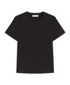 Max Mara Black Cotton T-shirt In Black