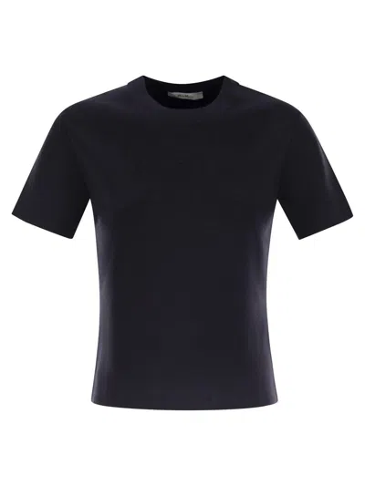 Max Mara Nerina Crewneck T-shirt In Black