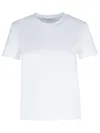 Max Mara Nerina White Cotton Short-sleeve T-shirt In White