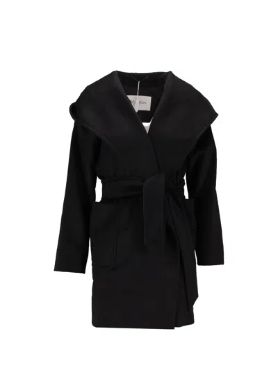 Max Mara Cappotto In Black