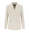 Max Mara Nervoso Sabbia Double-breasted Blazer In Multi
