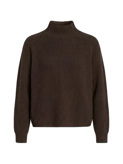 Max Mara Nettare Ribbed-knit Sweater In Brown