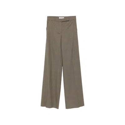 Max Mara Netto Check-pattern Wide-leg Trousers In Multi