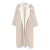 Max Mara Women Wool Long Coat In Neutral