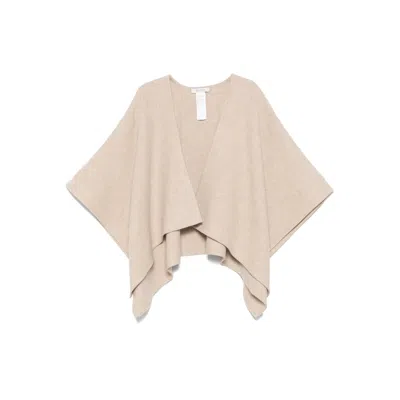 Max Mara Neutrals Jackets - Capes & Ponchos Women