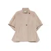 Max Mara Cashmere Oversized Jacket In Neutral