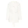 Max Mara Rea Belted Coat In Neutral