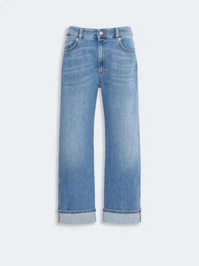 Max Mara New Boyfriend Stretch Jeans In Blue