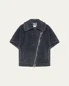 Max Mara New Manto Virgin Wool-blend Cape In Dark Grey