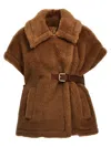 Max Mara Newabavo Capes Brown In Brown