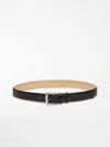 Max Mara Newbuckle35 Belt Black