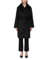 Max Mara Cashmere Double-breasted Coat In Black