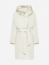 Max Mara Women's Newmang - Wool Coat With Hood In White