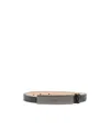 Max Mara Newplate1 Classic Belt Accessories In Black