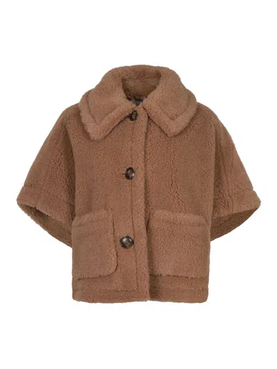 Max Mara "newtwrzo1" Cape In Brown