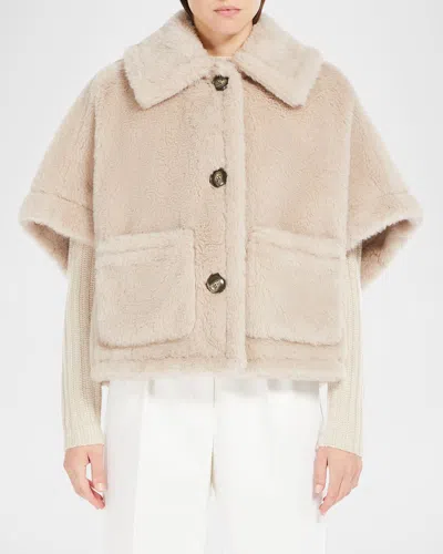 MAX MARA NEWTZERO VIRGIN WOOL-BLEND CAPE