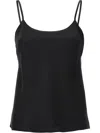 Max Mara Weekend Satin Giralda Slip Top 40 Italian Size In Black