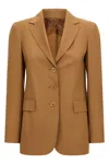 Max Mara Nice Blazer In Brown
