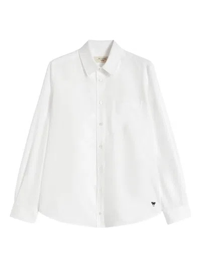 Max Mara Nichel Shirt In White