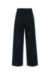 Max Mara Pantalone Ribes In Jersey Tecnico Blu