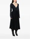 Max Mara Nigella Long-sleeve Bodysuit In Black