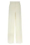 Max Mara Ercole Cady Straight Pants In White