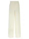 Max Mara Ercole Cady Straight Pants In White
