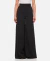 Max Mara Ninfa Wide-leg Pants In Black