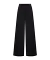 Max Mara Navigli Cotton Trousers In Black