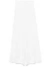 Max Mara High Waist Wide Leg Trousers In Neutrals