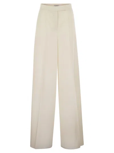MAX MARA MAX MARA NINFA WOOL GABARDINE TROUSERS