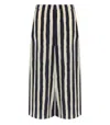 Max Mara Nirvana Blue Pants In Multi