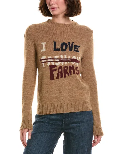 Max Mara Nitra Alpaca & Wool-blend Sweater In Brown