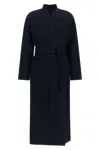 Max Mara 'nodo' Reversible Coat In Blue
