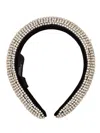 Max Mara Rhinestone Headband In White