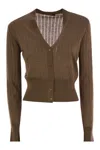 Max Mara Nogara - Wool And Silk Cardigan With Sequins