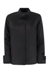 Max Mara Buttoned Long-sleeved Shirt In Black