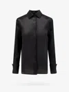Max Mara Aiello Silk Satin Regular Shirt In Black