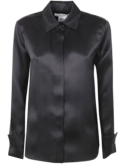 Max Mara Nola Organdy Shirt Clothing In Black