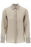 Max Mara Nola Organdy Shirt Clothing In Neutro
