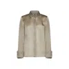 Max Mara Nola Silk Shirt In Green