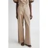 Max Mara Nora Wide Leg Pants In Nude