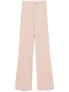 Max Mara High-waisted Casual Pants In Pink